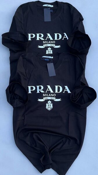 T-shirt Prada Milano noire