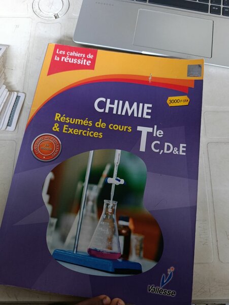 Cahiers de chimie terminale D