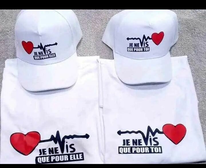 Ensemble T-shirt Couple et Famille