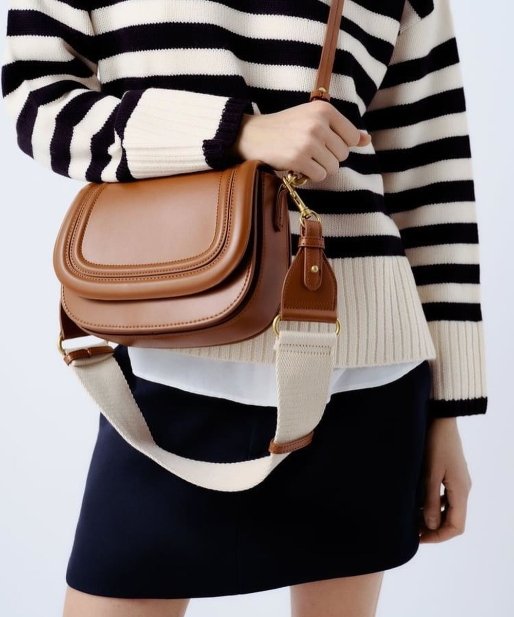 Sac bandoulière en cuir élégant