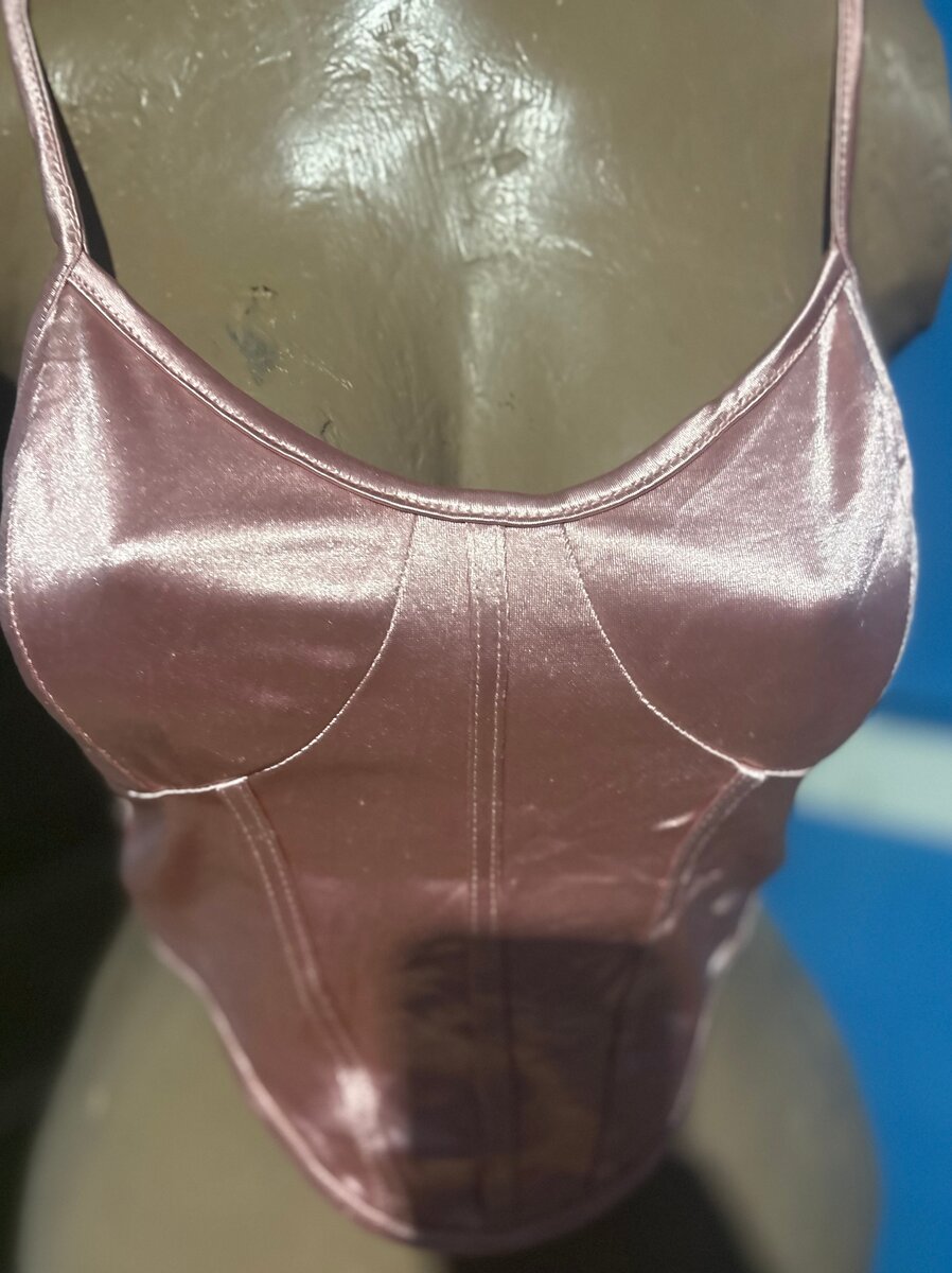 Tops en coton et satin mode