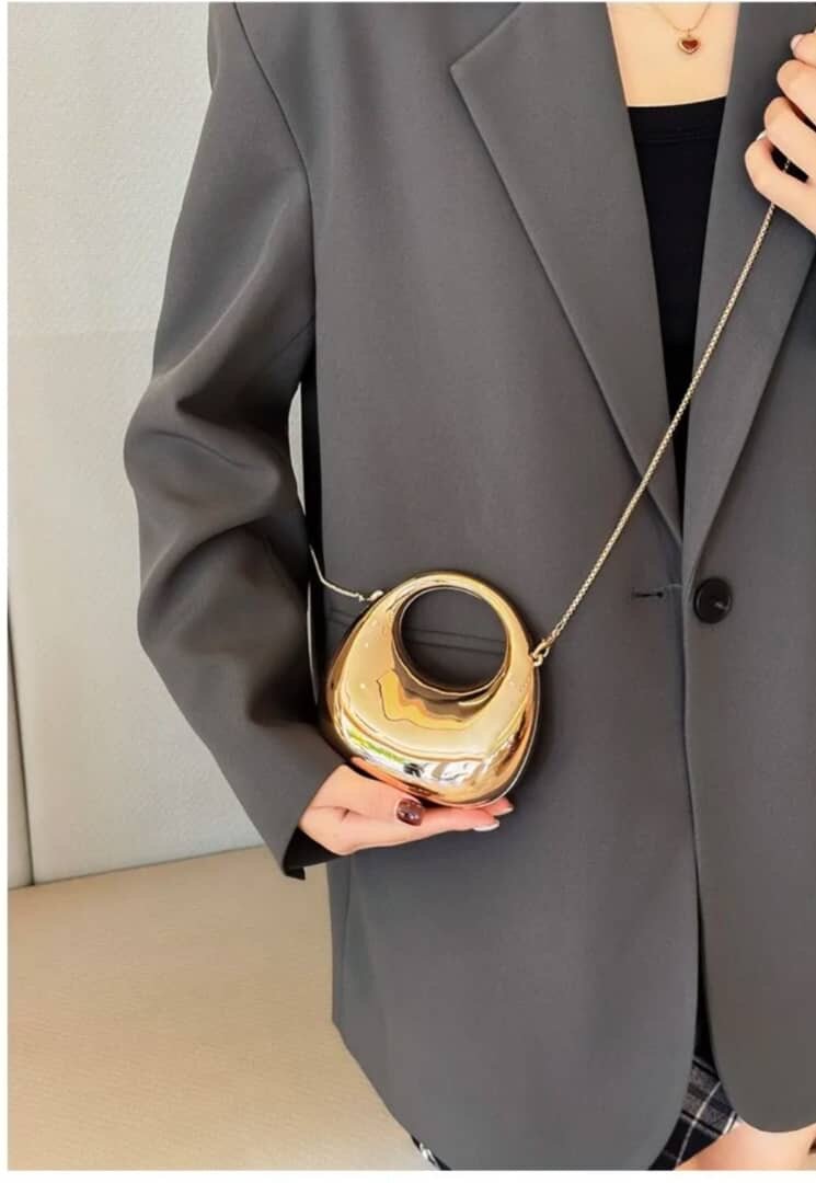 Mini sac à main métallique