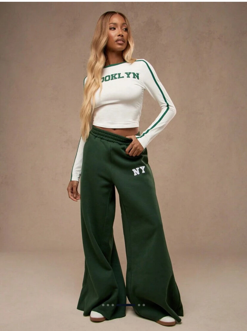 Brooklyn Print Long Sleeve Tee