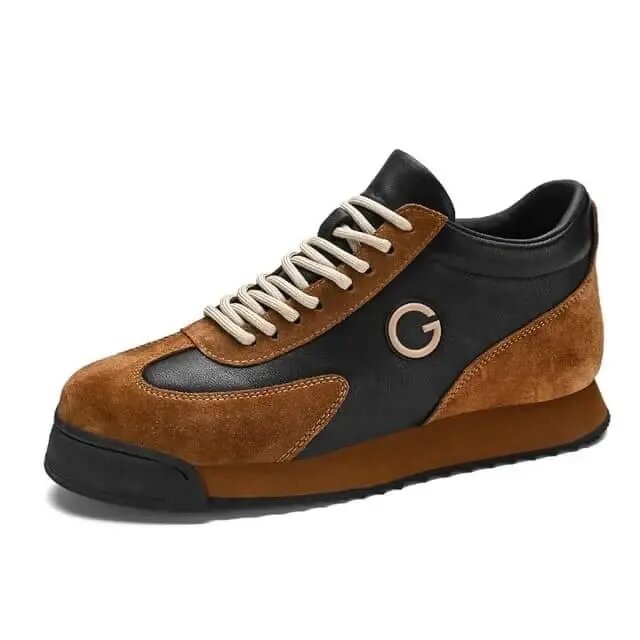 Sneakers classiques en cuir homme