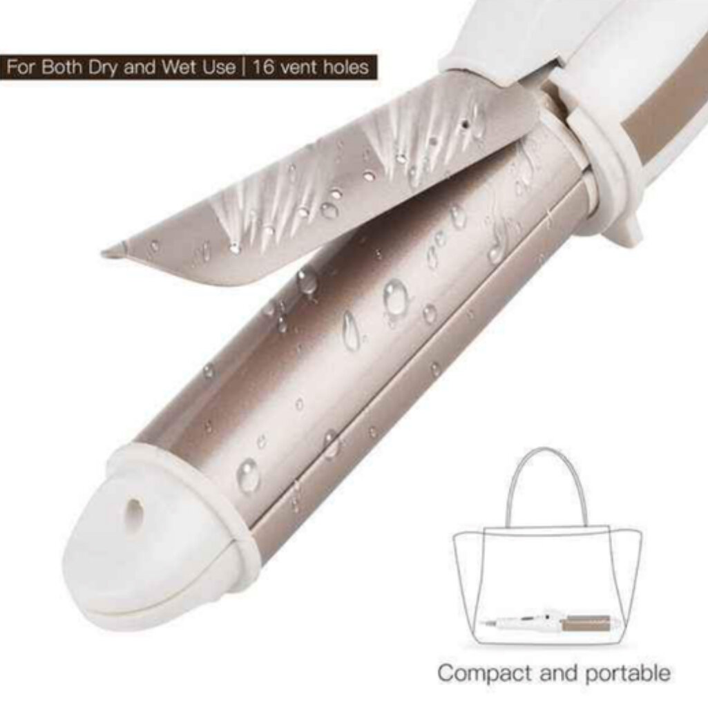 Lisseur Boucleur 2-en-1 Portable