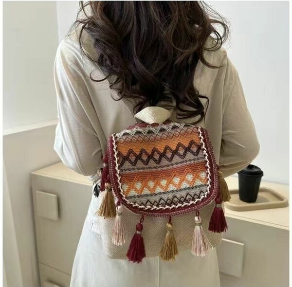 Sac à dos bohème chic
