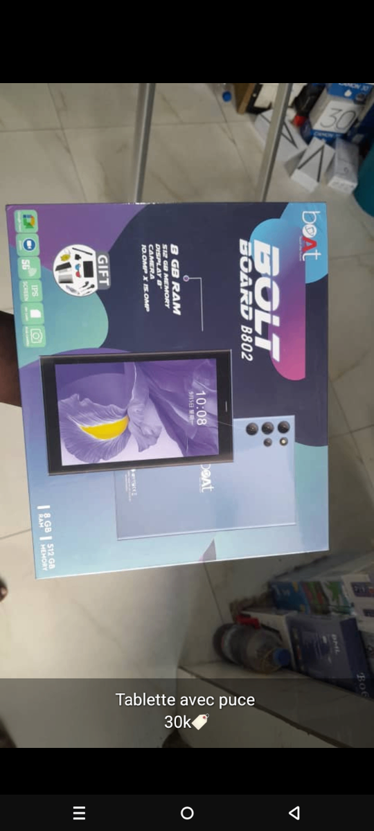 Tablette Bolt B602 4G