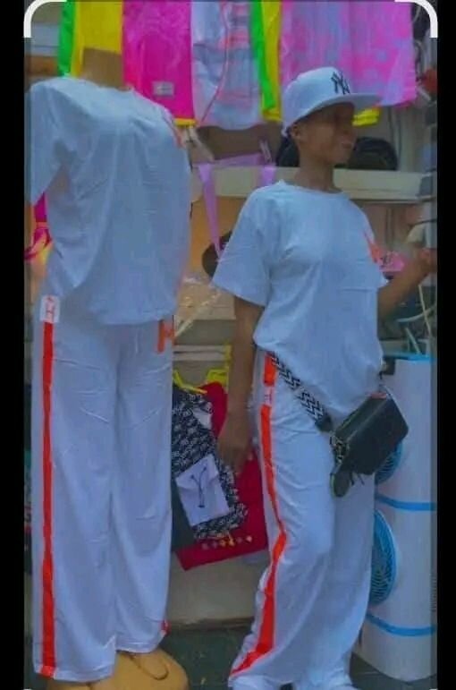 Ensemble décontracté blanc