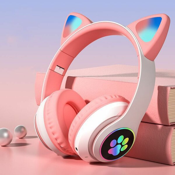 Casque Bluetooth oreilles de chat