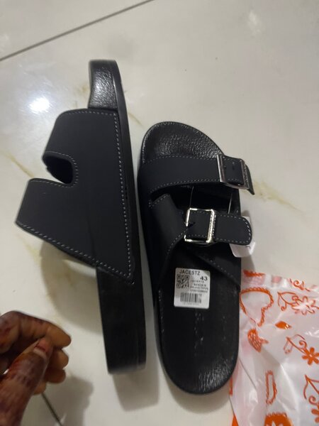 Sandales confortables en cuir