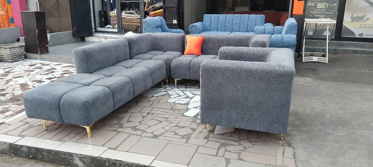 Canapé d'angle moderne