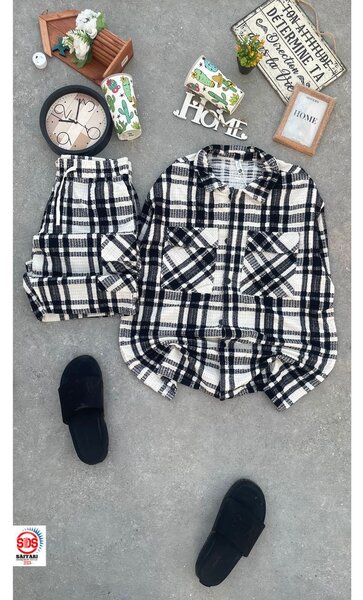 Pyjama à carreaux unisexe