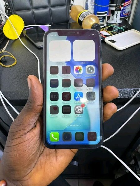 iPhone élégant blanc