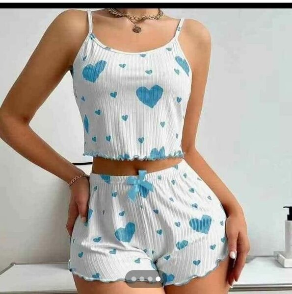 Pyjama Femme Imprimé Cœur