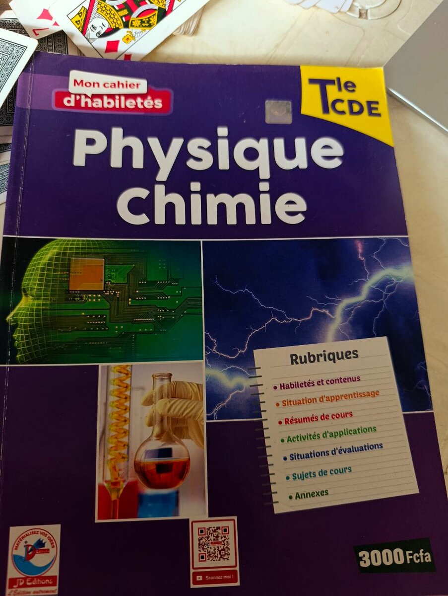 Cahier Physique Chimie Terminale