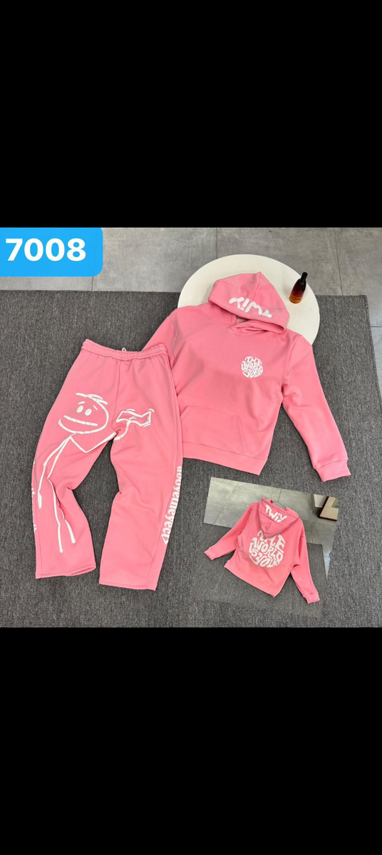 Ensemble de survêtement enfant rose