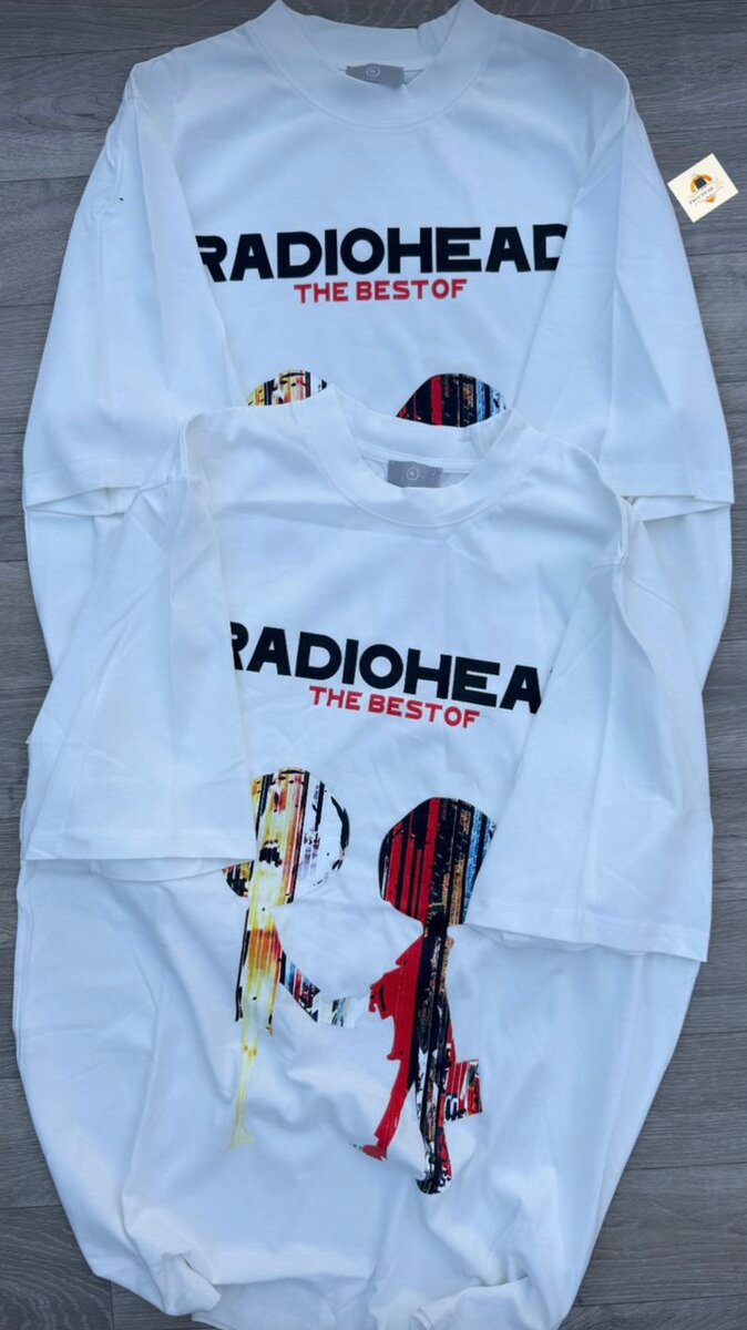 T-shirt Radiohead blanc
