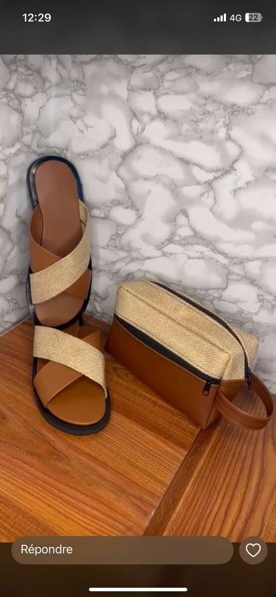 Set de sandales et sac