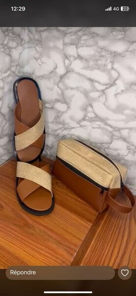 Set de sandales et sac