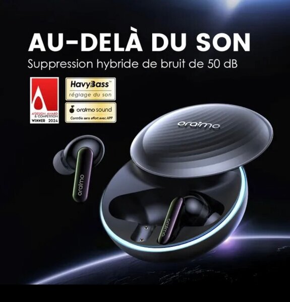 Écouteurs Bluetooth Oraimo 5.4