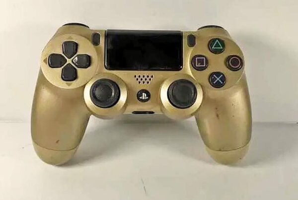 Manette PS4 Sans Fil Dorée