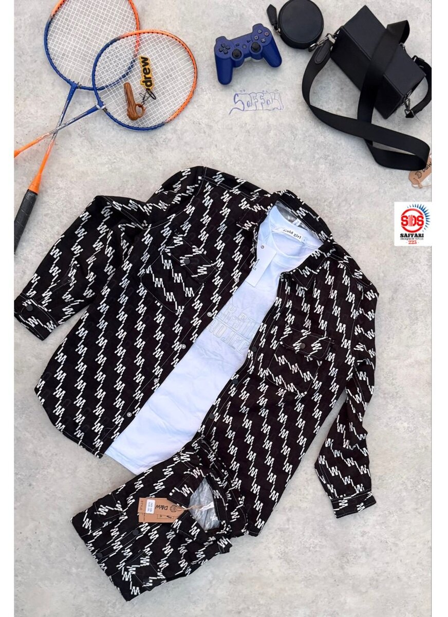 Chemises casual à motifs hommes