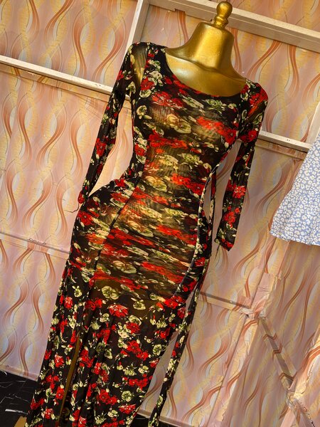 Robe longue florale élégante