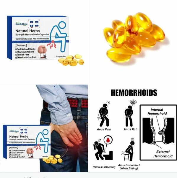 Capsules anti-hémorroïdes naturelles
