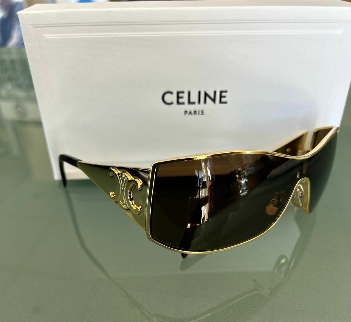 Lunettes de soleil Celine dorées