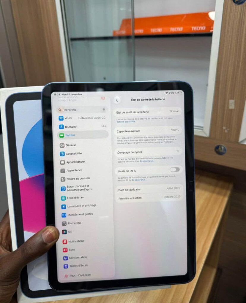 Tablette tactile performante
