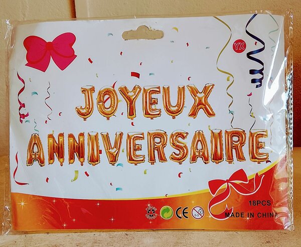 Ballons Joyeux Anniversaire