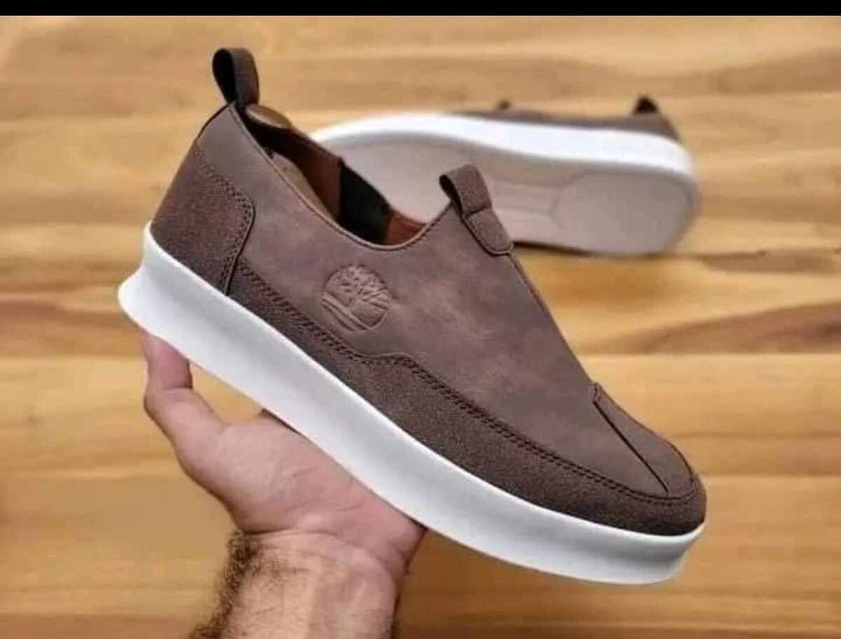 Chaussures slip-on en cuir