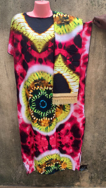 Robe africaine colorée