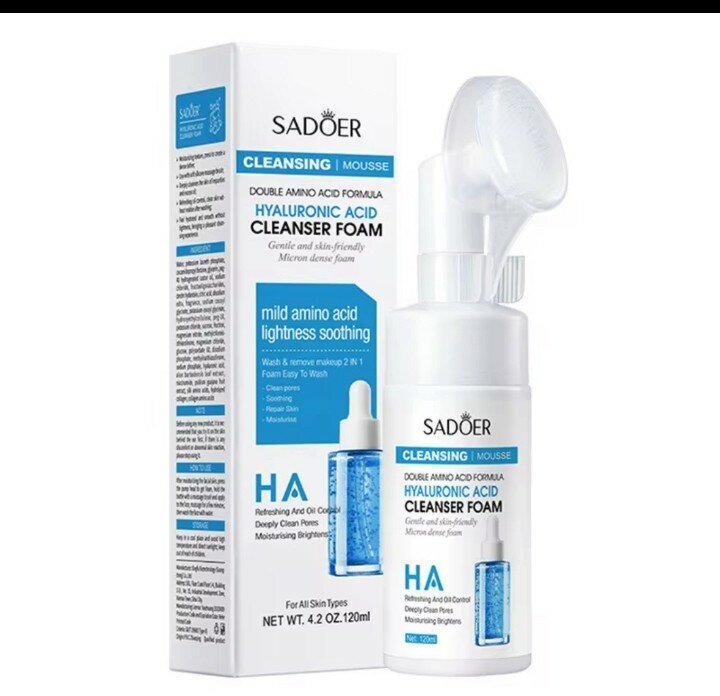 Mousse Nettoyant Visage Acide Hyaluronique