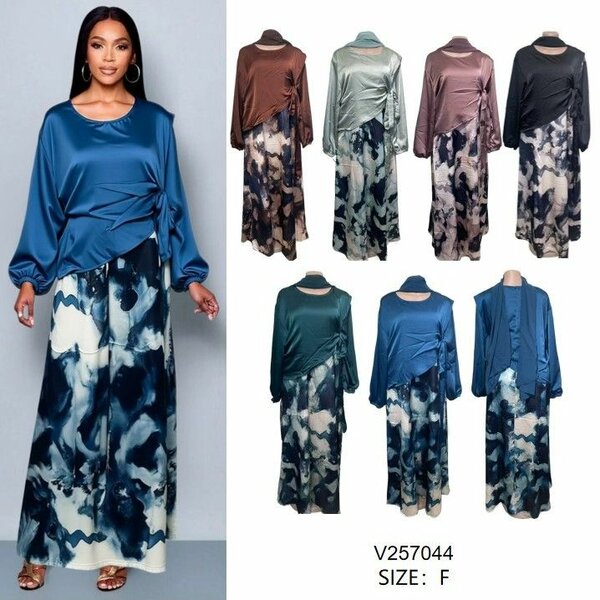 Ensemble robe et haut pour femme