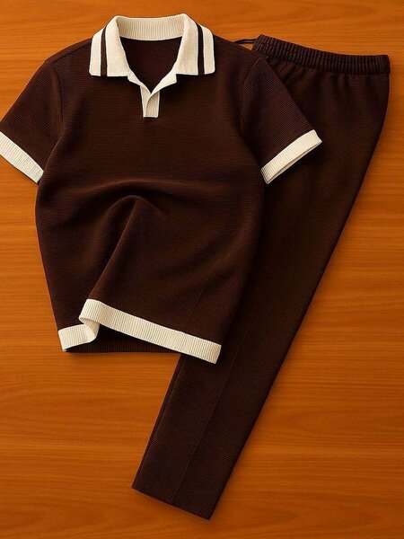 Ensemble polo et pantalon homme