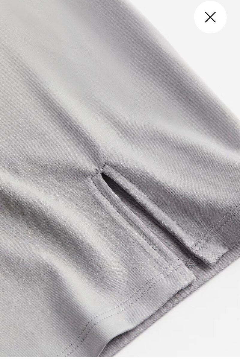 Robe T-shirt Gris Décontractée