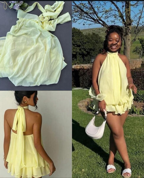 Robe d'été légère halter