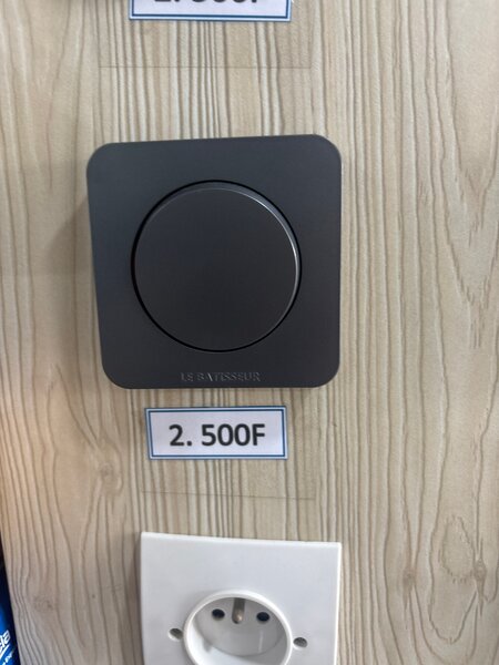 Interrupteur mural moderne