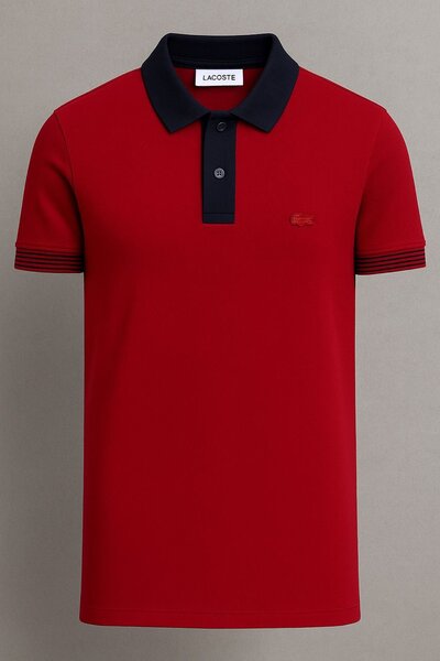 Polo homme rouge Lacoste