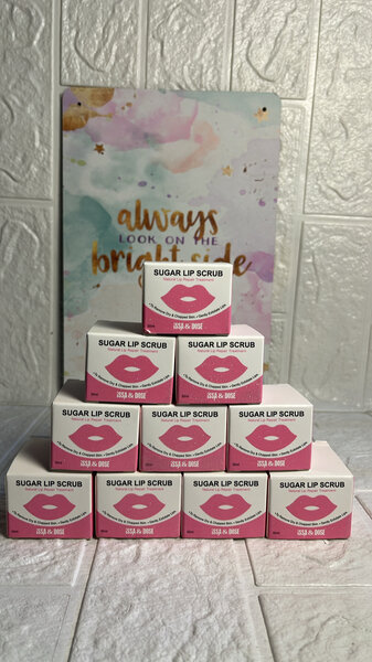 Gommage Lèvres au Sucre Naturel