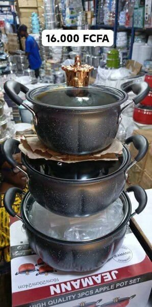 Set de casseroles 3 pièces