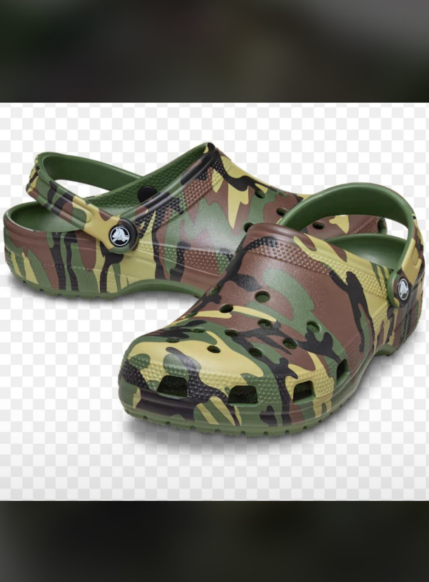 Sabots imprimés camouflage