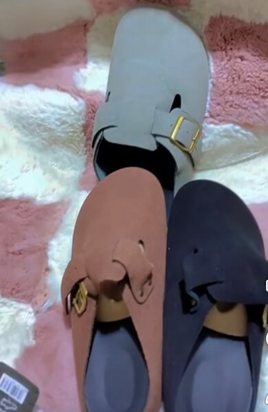 Sabots en daim élégants