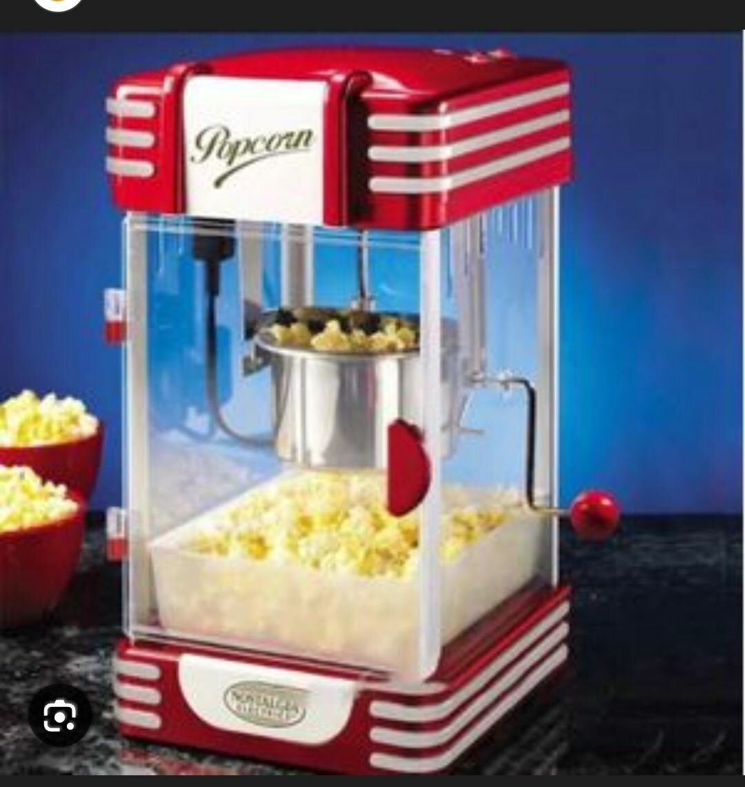 Machine à pop-corn vintage rétro