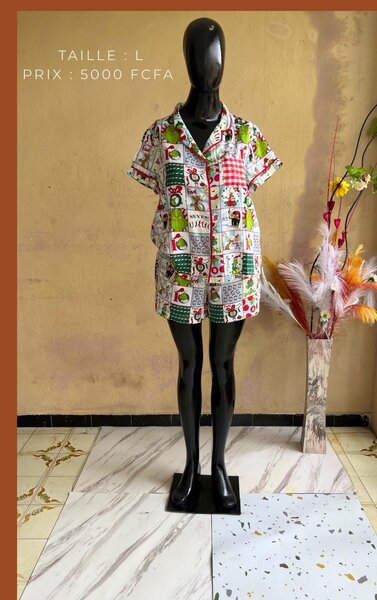 Colorful Women's Pajama Set