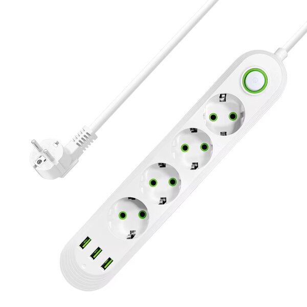 Power Strip with USB Ports