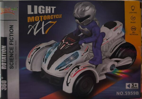 Moto télécommandée Light Motorcycle AV7