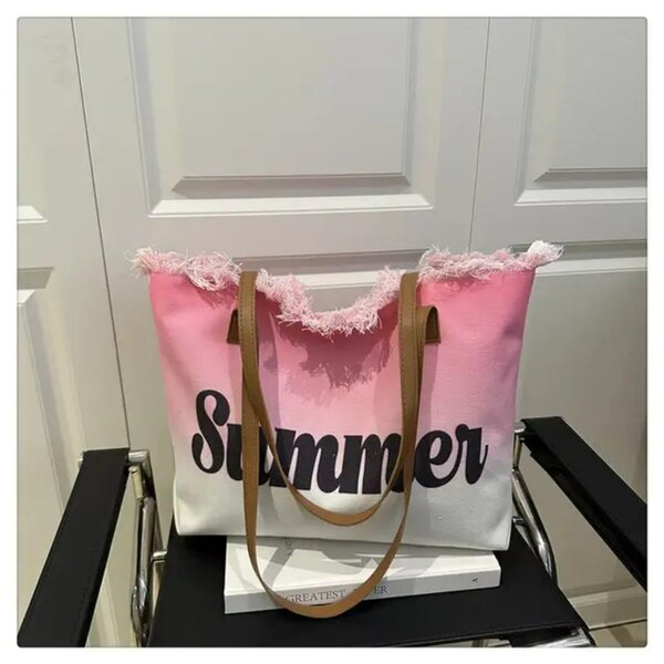 Cabas d'été en toile stylé