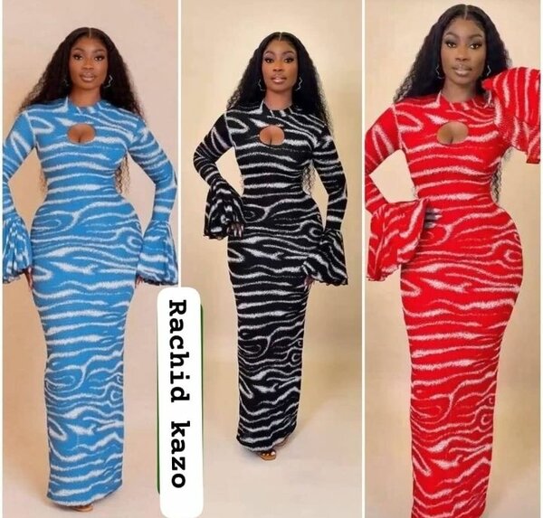 Robe Longue Évasée Élégante